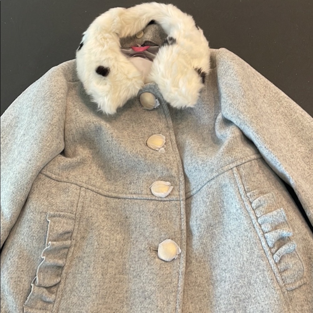 Girls J Crew Crew cuts new wool coat